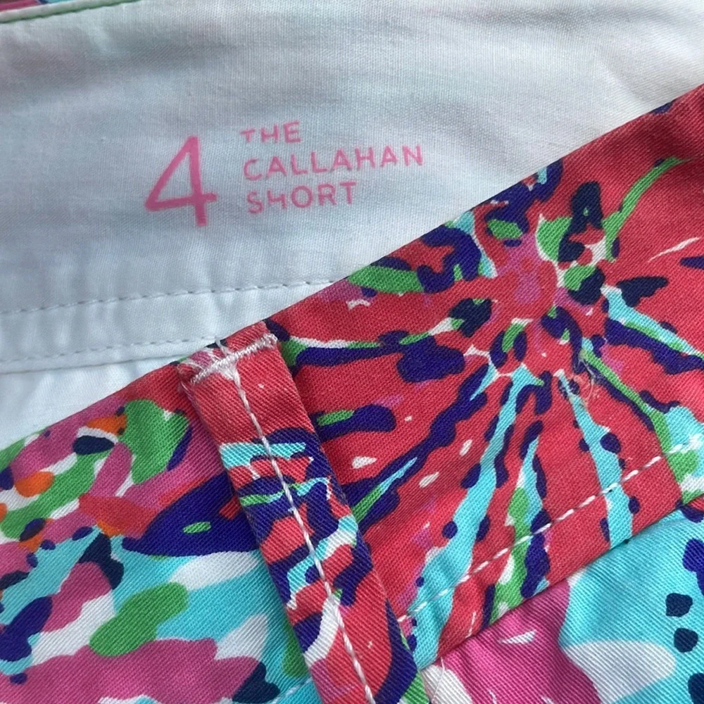Lilly Pulitzer Callahan 5” Short Fishing For Compliments Size 4 - Picture 8 of 12